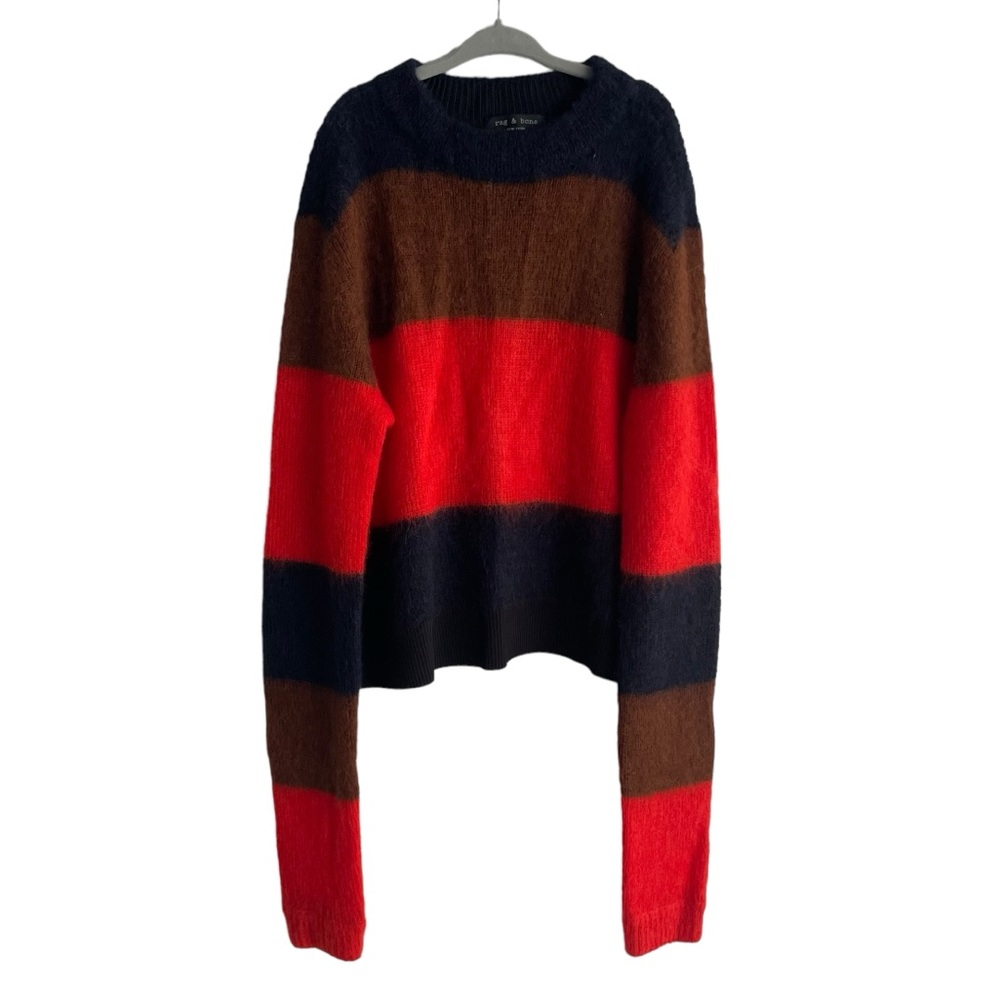 Rag & Bone Striped Mohair Sweater